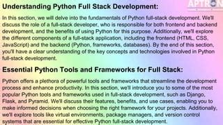 Image result for Introduction to Python Full-Stack Development