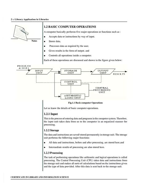 Image result for Computer Basic Notes PDF