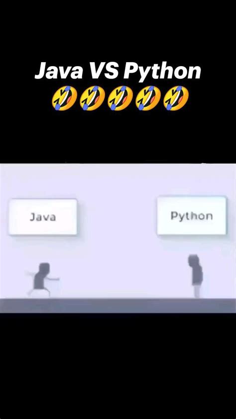 Image result for Java vs Python Meme