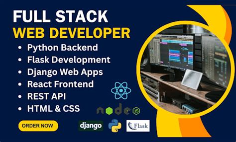 Image result for Full-Stack Web Development Using Python