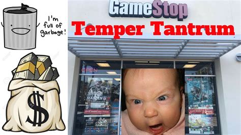 Afbeeldingsresultaten voor GameStop Tantrum