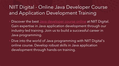 Image result for App Development Java Course