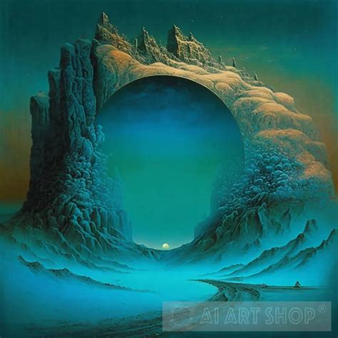 Toradh íomhá ar Alien Landscape Paintings