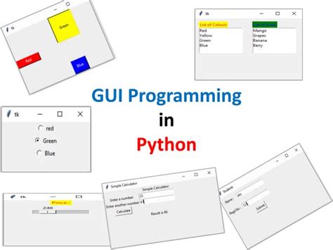 Image result for Python GUI Design