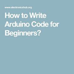 Arduino Code Writing に対する画像結果