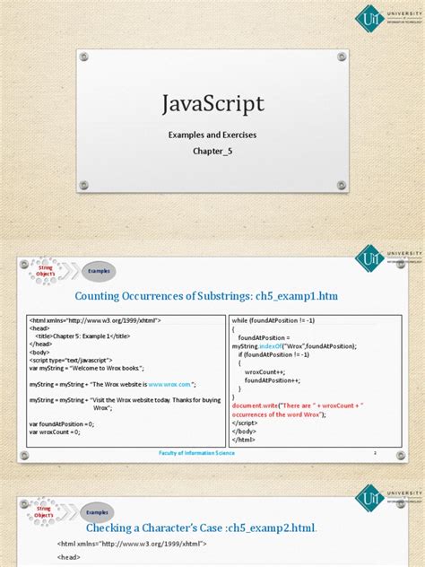 Toradh íomhá ar Practice Examples for String in JavaScript PDF