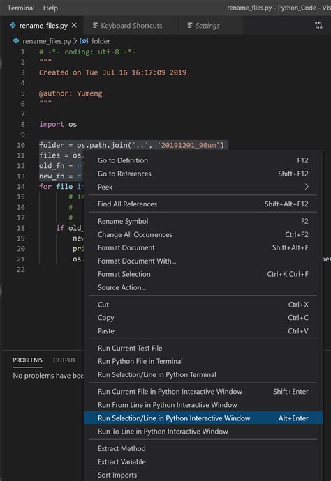 Visual Studio Code Python に対する画像結果