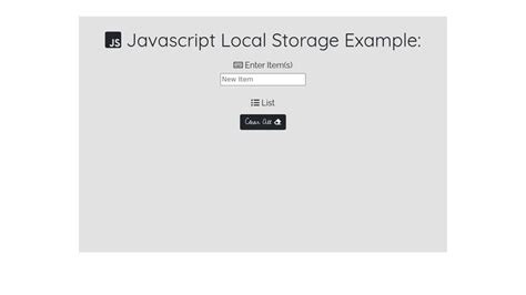 Storage List HTML CSS JavaScript に対する画像結果