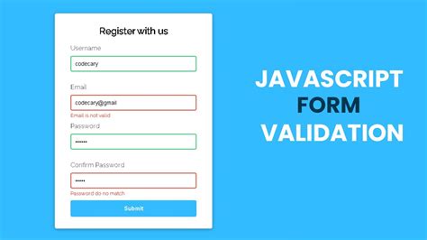Registration Form Using JavaScript に対する画像結果