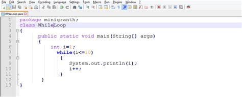 Toradh íomhá ar While Loop Java Break