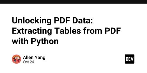 Python PDF Table に対する画像結果