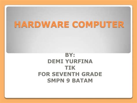 Image result for Computer Hardware PPT