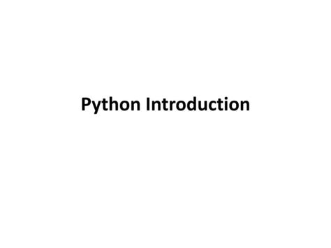 Image result for Python Programming Introduction PPT