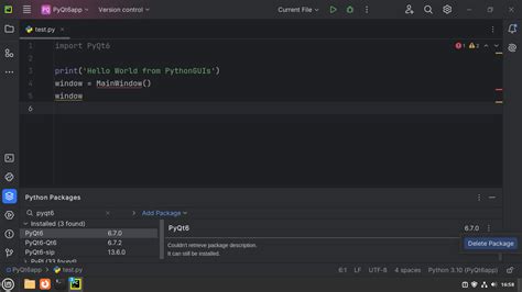 Toradh íomhá ar PyCharm Python