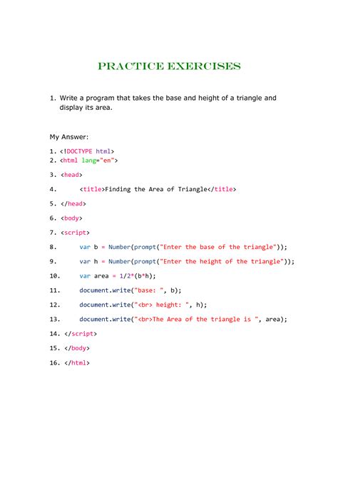 Image result for JavaScript Exercises