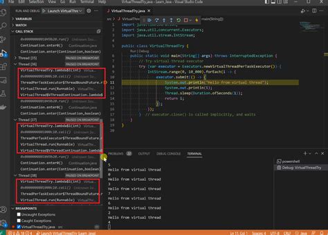 Toradh íomhá ar Java Coding in Visual Studio Code