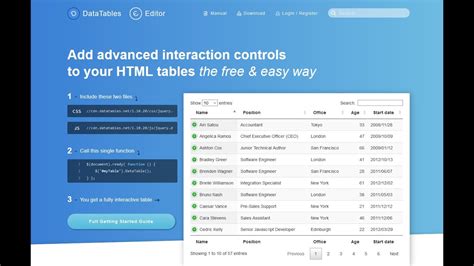 Image result for Basic DataTable Example