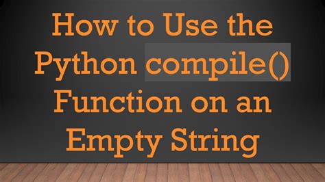 Python Compile Example に対する画像結果
