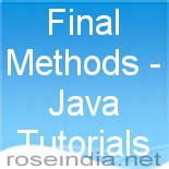 Image result for Final Method in Java Code