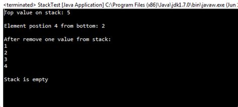 Image result for Stack Syntax Java