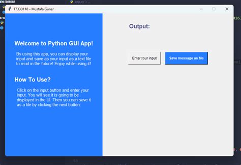 Image result for Open GUI Python Library Usage Example