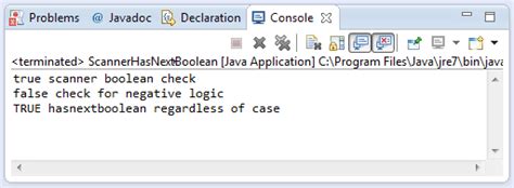 Toradh íomhá ar Scanner Java Example