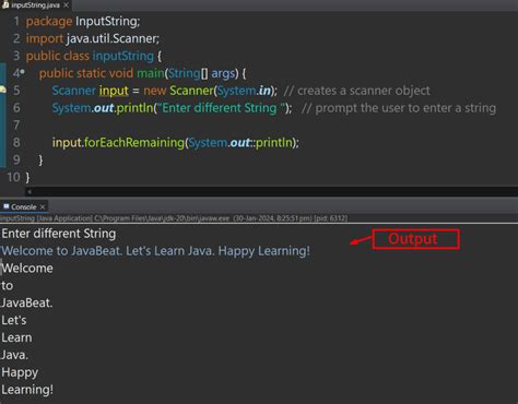 Toradh íomhá ar Java Input Coding