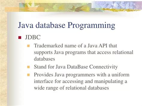 Image result for Java Database Tutorial