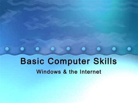 Image result for Basic Computer Skills