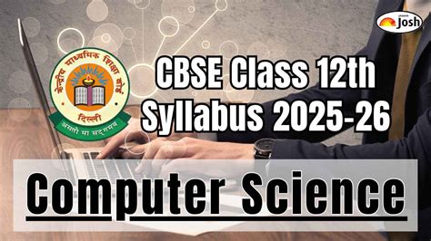 Image result for Computer Science Chapter Syllabus Class 12