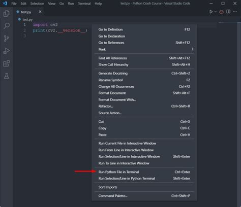 Toradh íomhá ar Install CV2 Python Windows