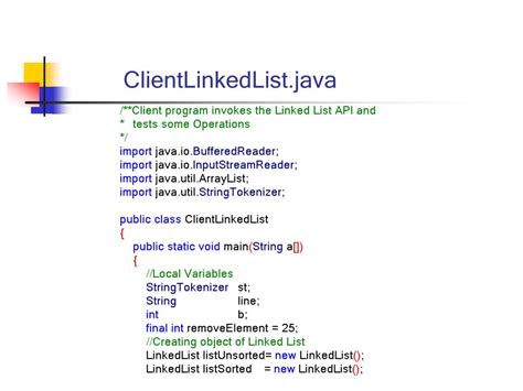 Image result for Linked List Implementation Example Java