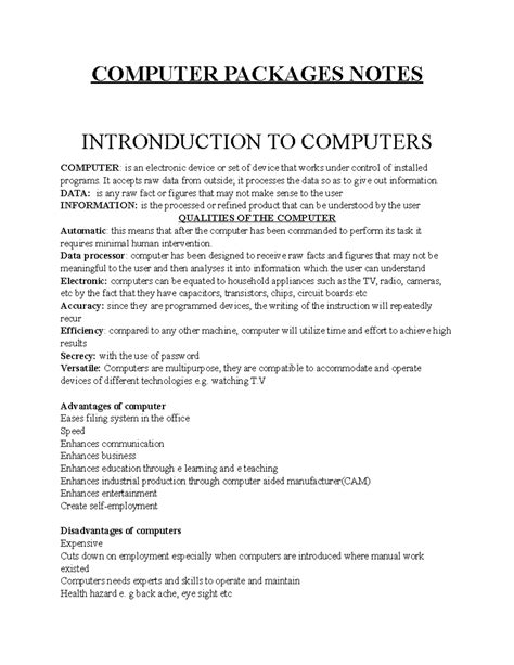 Toradh íomhá ar Advanced Computer Packages Lessons