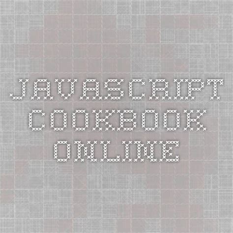 Image result for JavaScript Cookbook