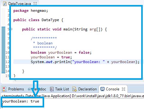 Image result for Java Data Type Using Boolean