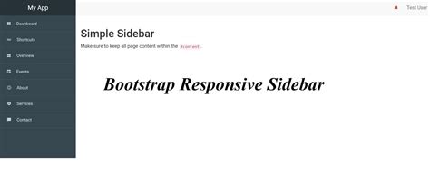 Image result for Bootstrap Sidebar Source Code