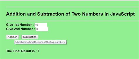 Afbeeldingsresultaten voor Two Number Addition Using JavaScript and HTML without CSS