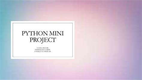 Image result for Python Mini Project Topics with Source Code
