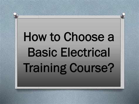 Image result for Basic Electrical Course