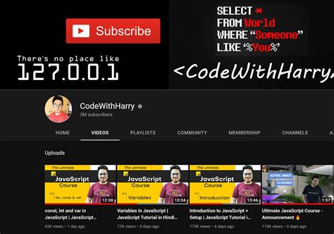 Image result for Code with Harry JavaScript Video