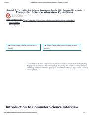 Image result for Computer Science Interview Questions