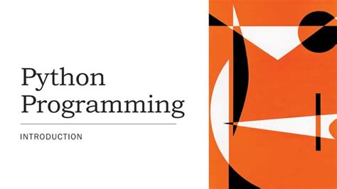 Image result for Introduction to Python Programming Language