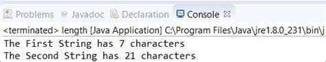 Image result for Java String Length Method Examples