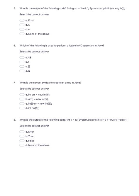 Image result for Java Programming Language Questions