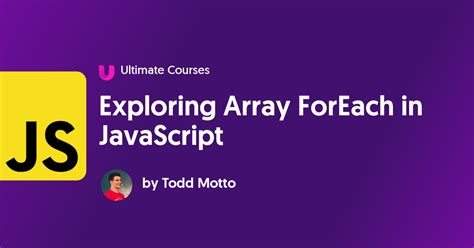 Image result for For Each Array Function in JavaScript