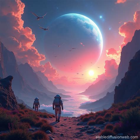 Toradh íomhá ar Alien Landscape Paintings