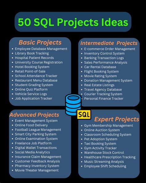 Image result for Advanced SQL Projects