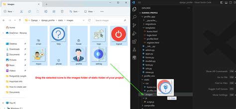 User Profile Display Project Using Python に対する画像結果