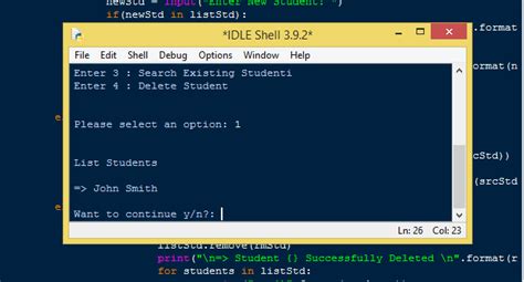 Image result for Python Code Student Introduce Code