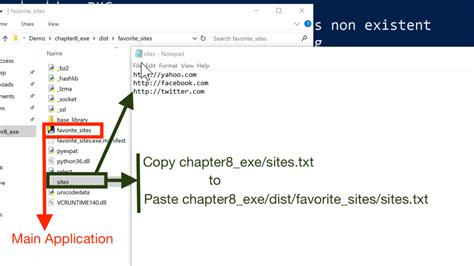 Python Executable に対する画像結果